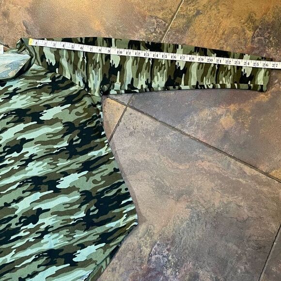 Bobbie Brooks Ladies Soft Camouflage Long Sleeve Top Large - Picture 4 of 8